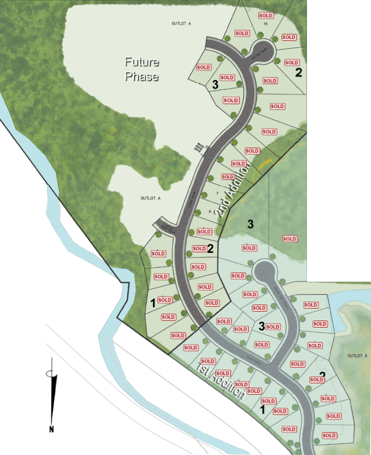 Sawmill Woods Site Map Image